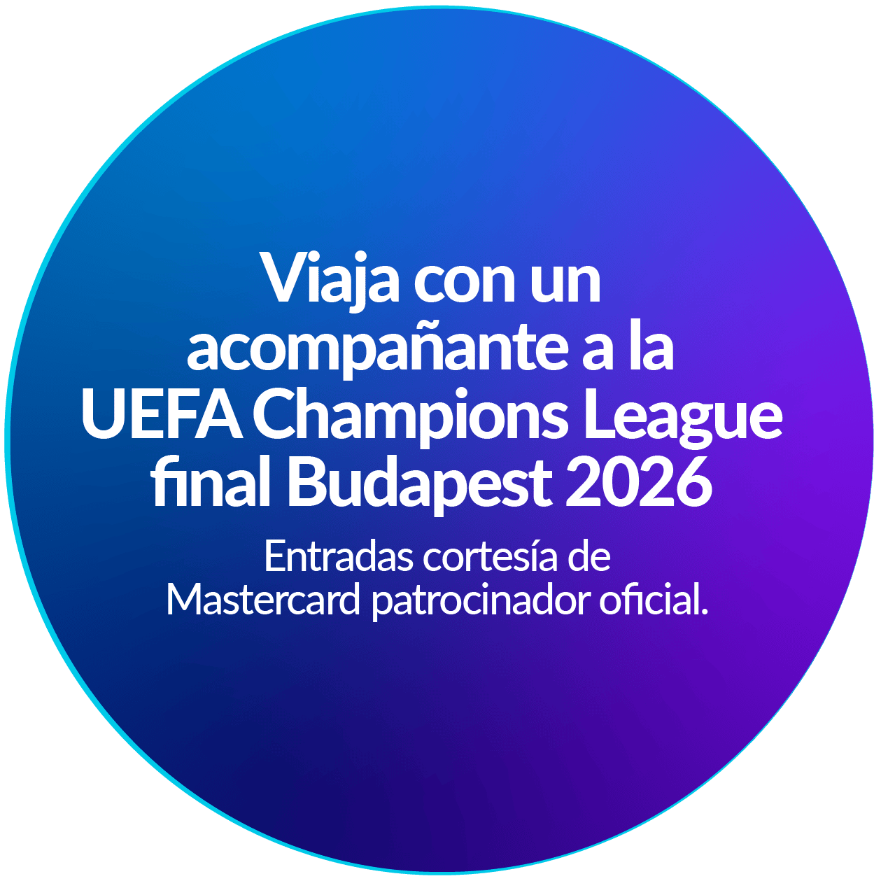 Viaja a la UEFA Champions League final Budapest 2026