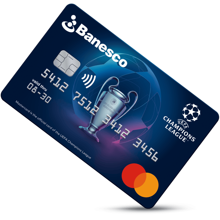 Tarjeta UEFA Champions League Mastercard Banesco
