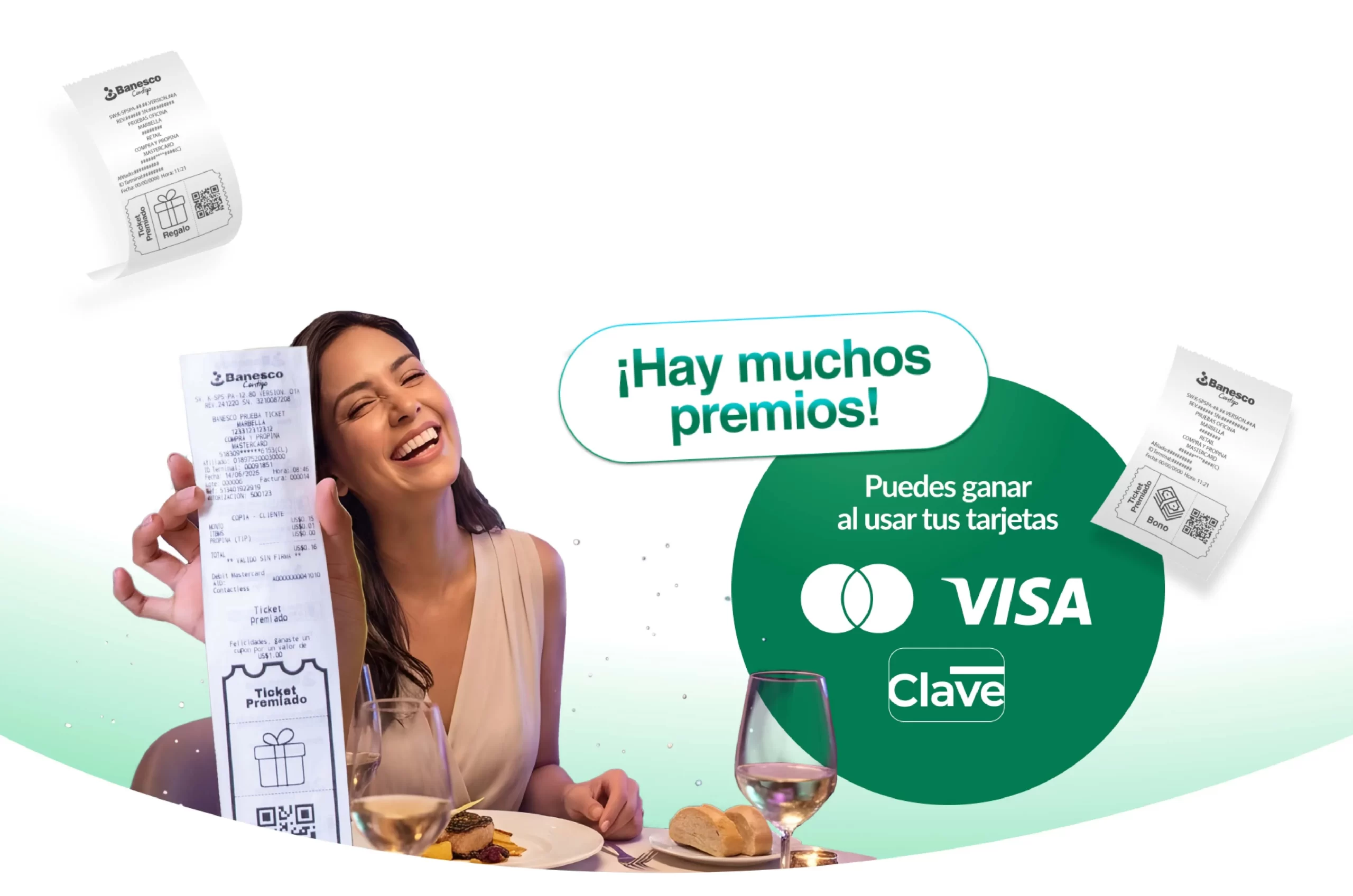 Ticket Premiado Restaurantes Banesco